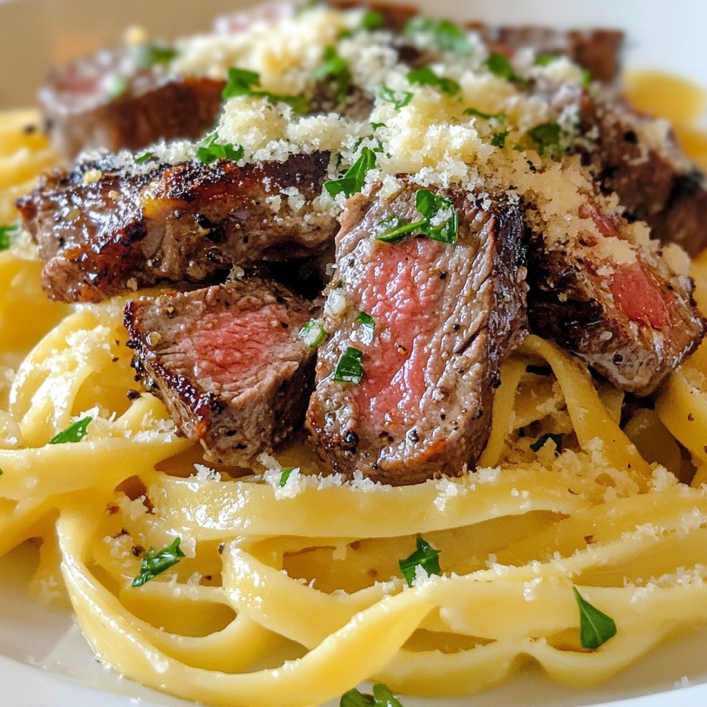 Cowboy Butter Steak Linguine Savory and Satisfying Dish