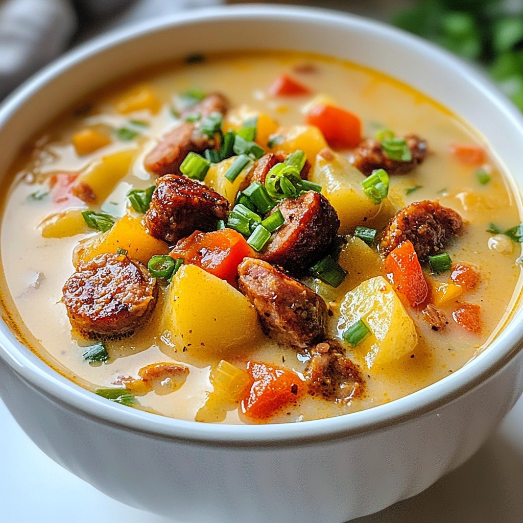 Cajun Potato Andouille Soup Flavorful Comfort Dish