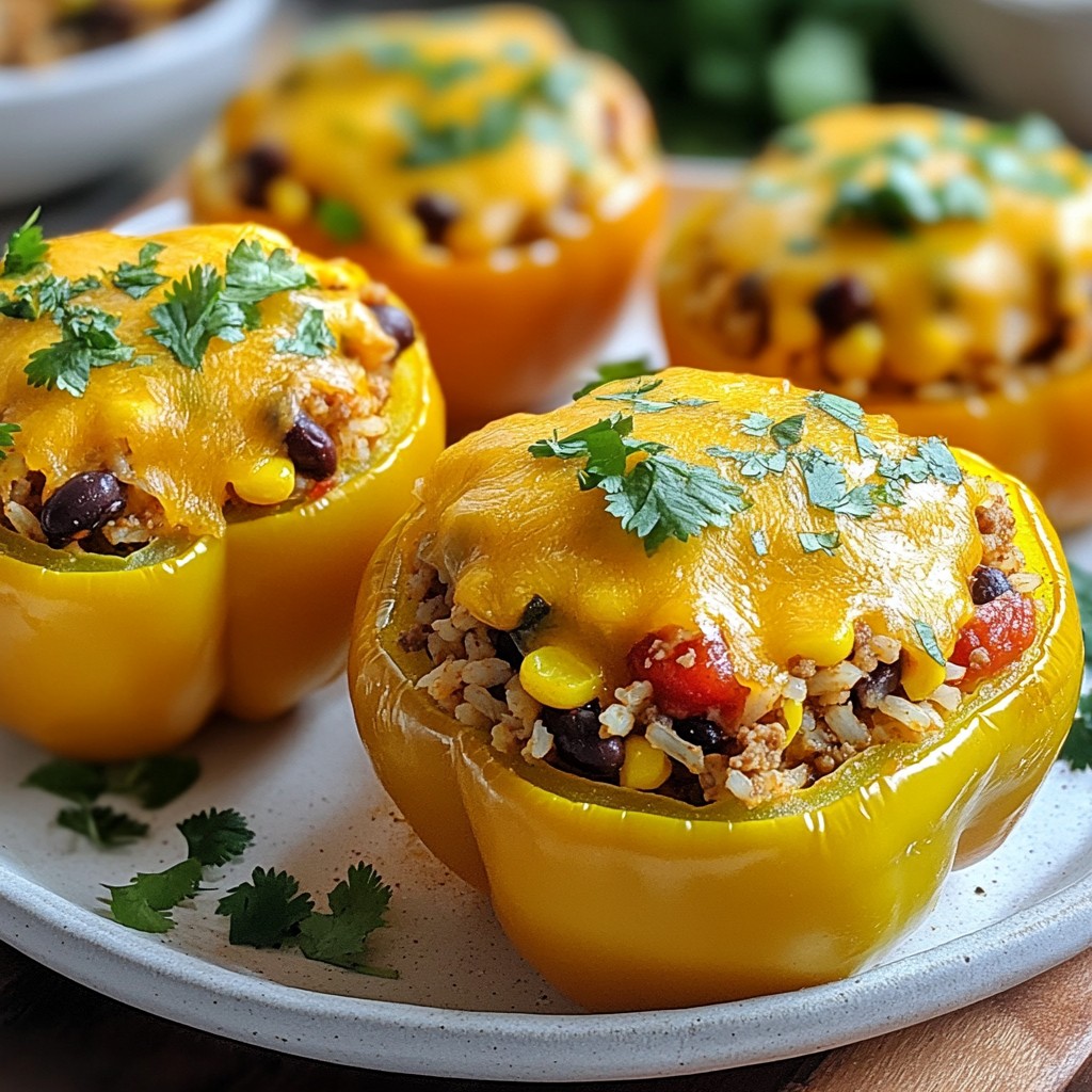 Cheesy Taco Stuffed Peppers Flavorful and Easy Meal