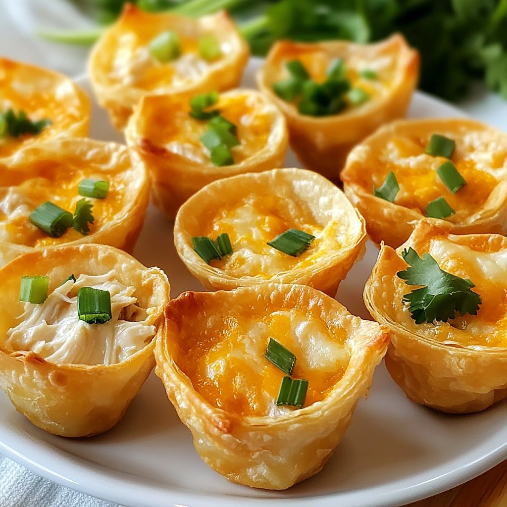Crispy Wonton Cup Appetizers Simple and Tasty Treat