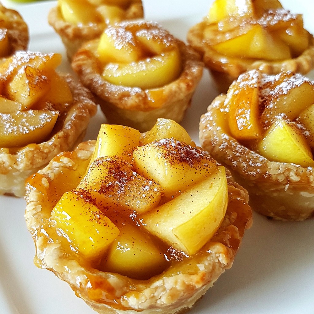 Mini Apple Pie Bites Tasty and Simple Dessert Recipe