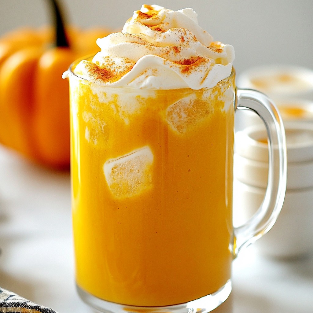 Pumpkin Juice Simple Recipe for Fall Refreshment