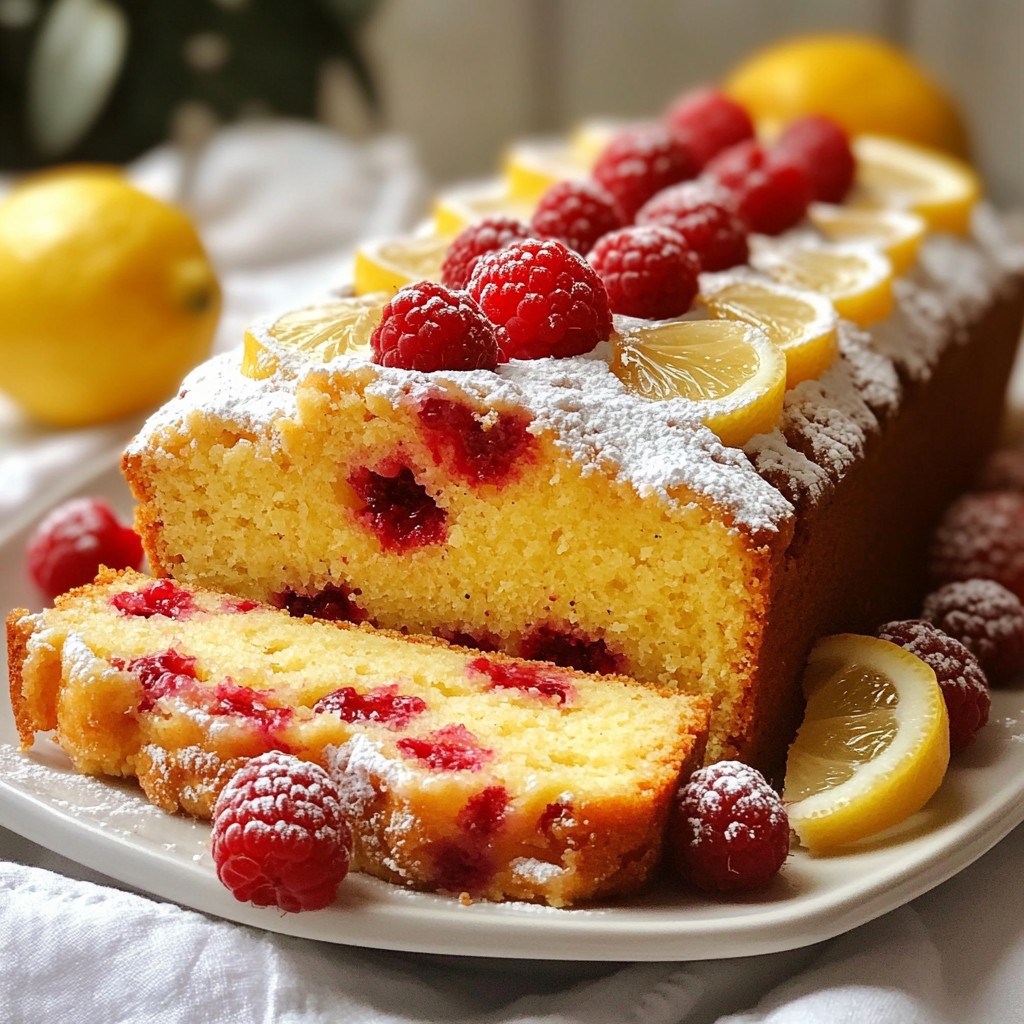 Lemon Raspberry Poppy Seed Loaf Simple and Delicious
