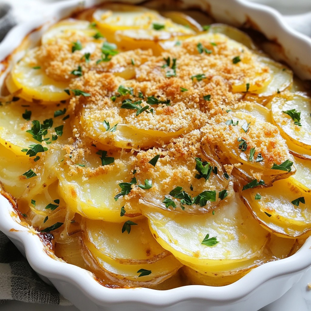 French Onion Potato Bake Irresistible Comfort Food