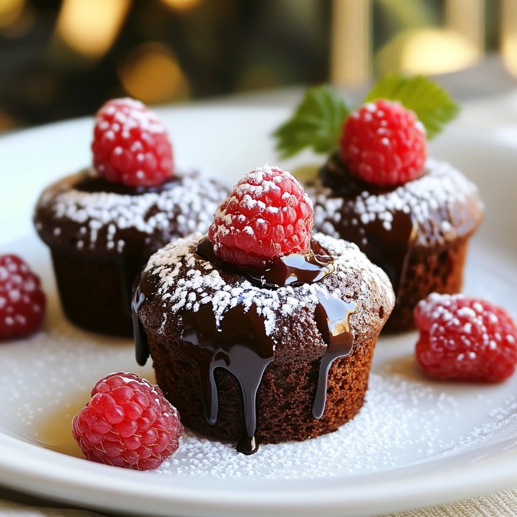 Raspberry Chocolate Lava Cupcakes Indulgent Treats
