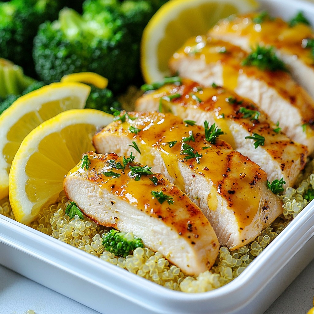 Lemon Garlic Chicken Meal Prep Simple and Tasty Dish