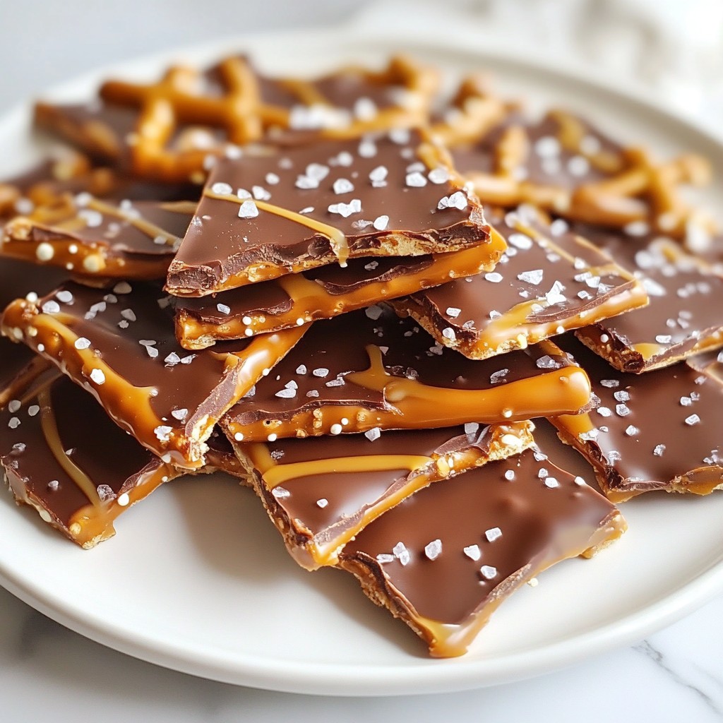 Salted Caramel Pretzel Bark Irresistible Sweet Treat