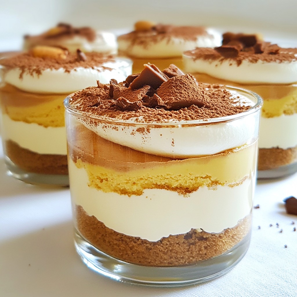 Easy Tiramisu Cups Delightful and Simple Dessert Treat