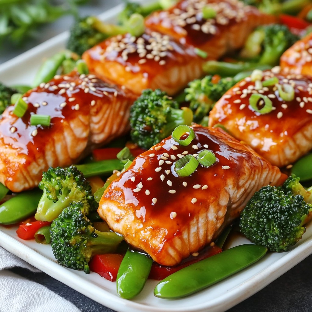 Sheet Pan Teriyaki Salmon Delicious and Easy Meal