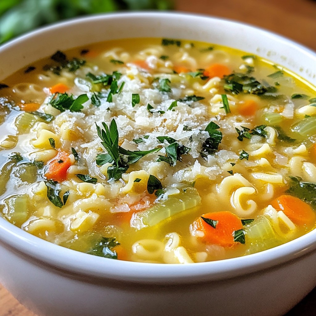 Cozy Pastina Soup Comforting and Hearty Recipe