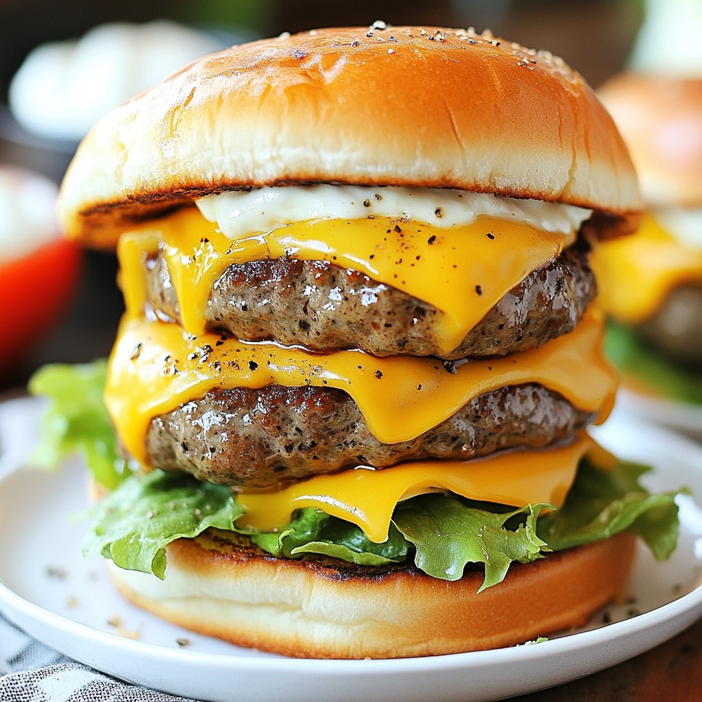 Cheddar Ranch Crack Burgers Flavorful and Simple Recipe