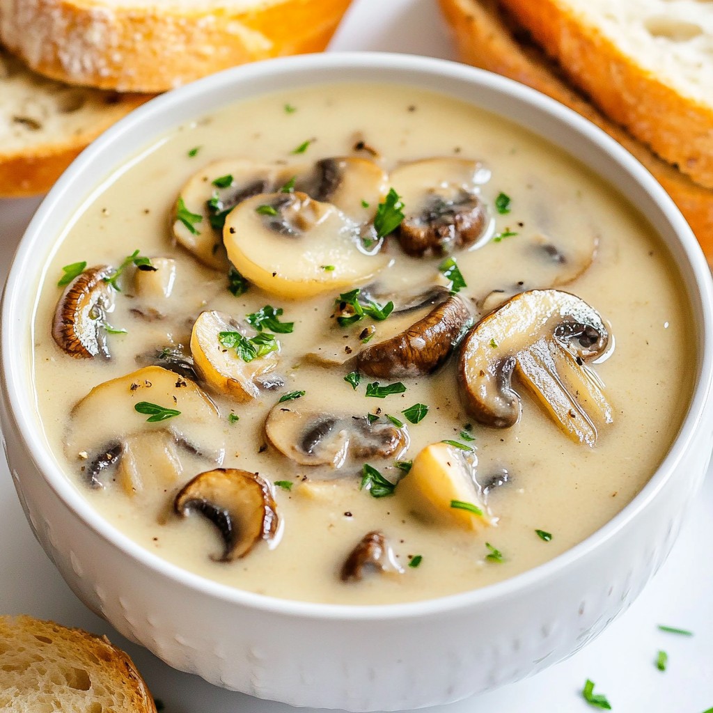 Mushroom Soup Supreme Flavorful and Simple Delight