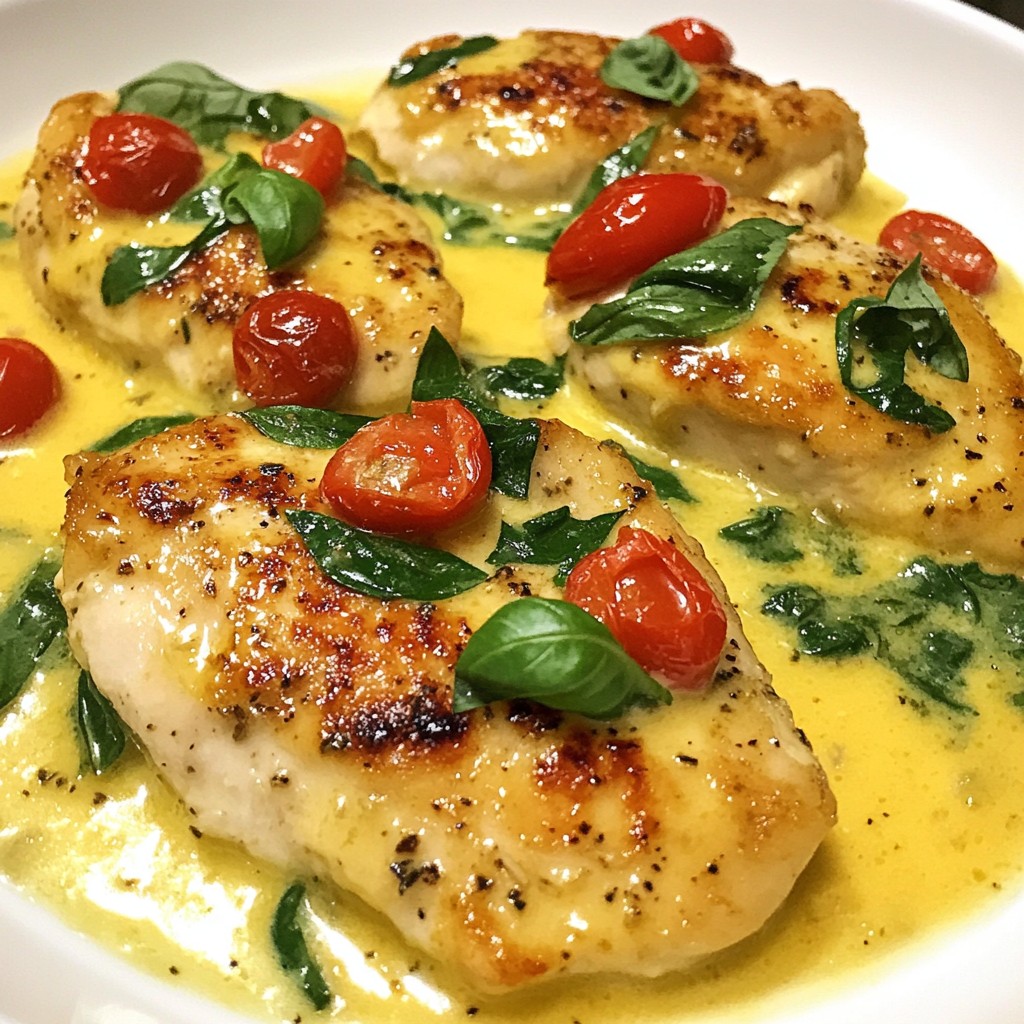 Creamy Garlic Tuscan Chicken Recipe for Quick Dinner