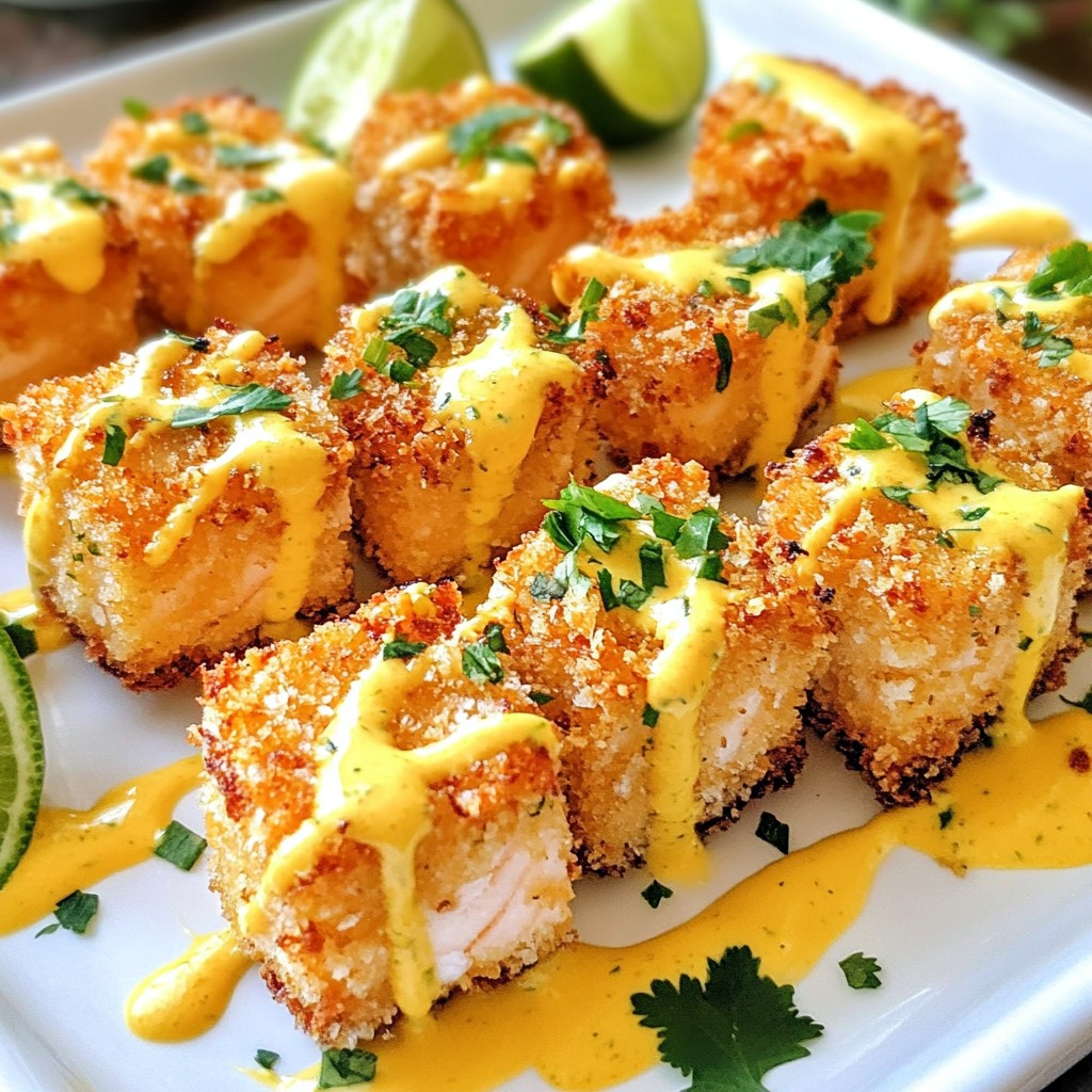 Bang Bang Salmon Bites Crispy and Flavorful Treats