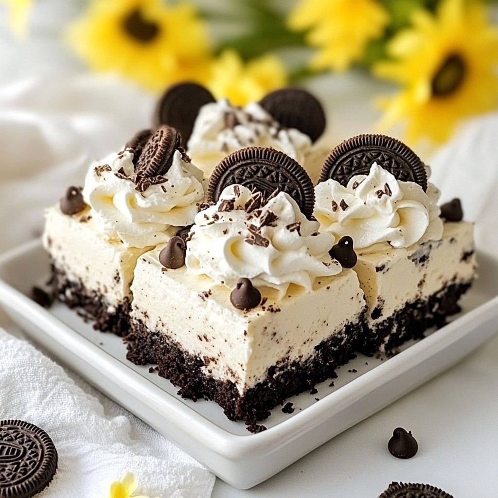 Ingredient No-Bake Oreo Bars Simple and Tasty Treat