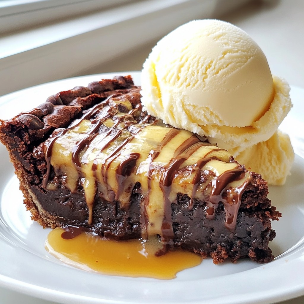 Gooey Brownie Pie Rich Dessert for Chocolate Lovers