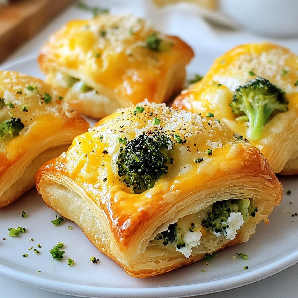 Cheesy Broccoli Puffs Irresistible Easy Snack