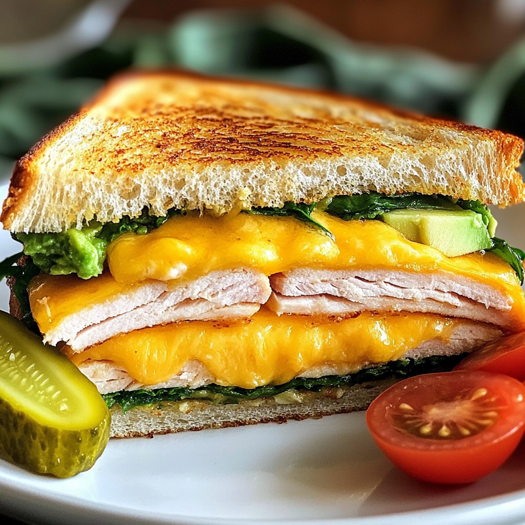 Cheddar Turkey Melt on Sourdough for Quick Delight