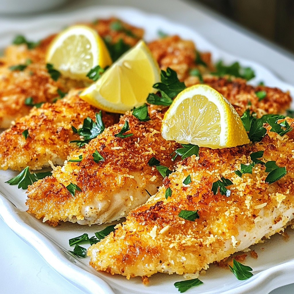 Crispy Parmesan Crusted Chicken Delightful Recipe