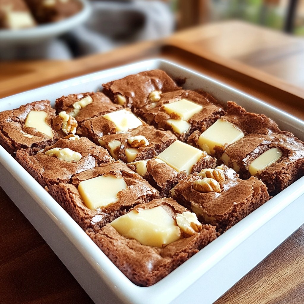 Irresistible White Chocolate Brownies Simple Recipe