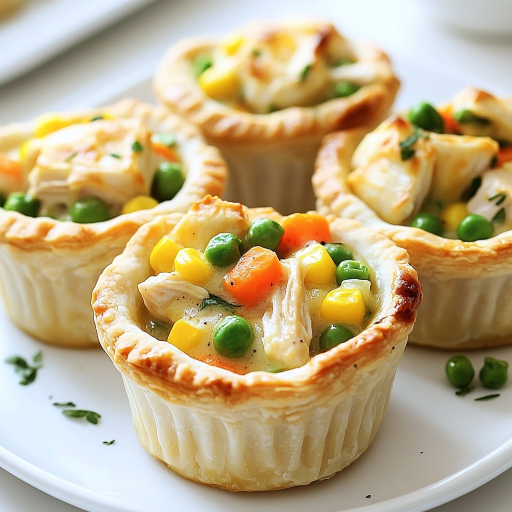 Mini Chicken Pot Pies Comforting and Easy Recipe