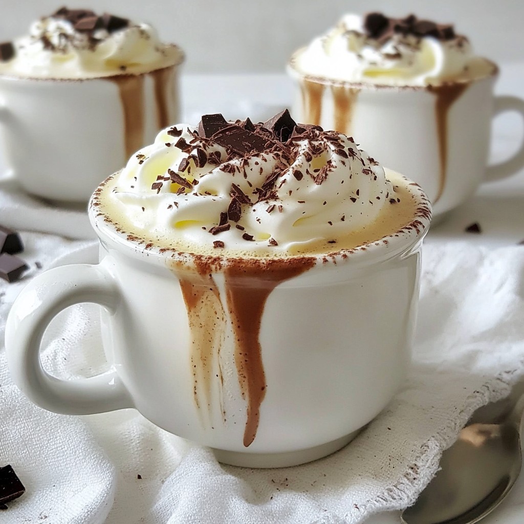 Creamy French Hot Chocolate Delightful Cozy Drink