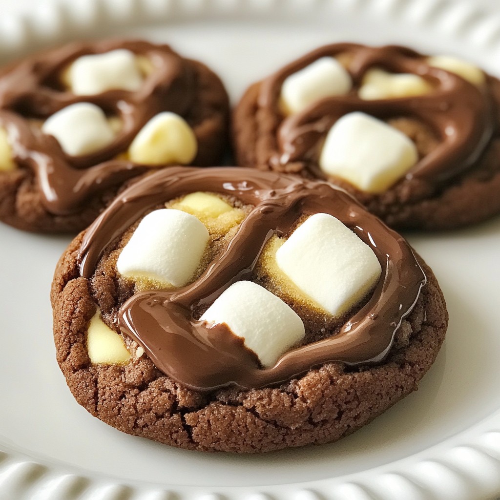 Nutella Marshmallow Cookies Irresistible Treat Idea
