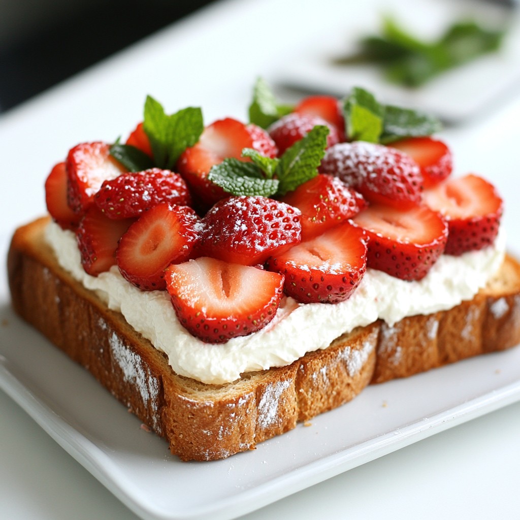 Fresh Strawberry Sandwich Delight for All Seasons