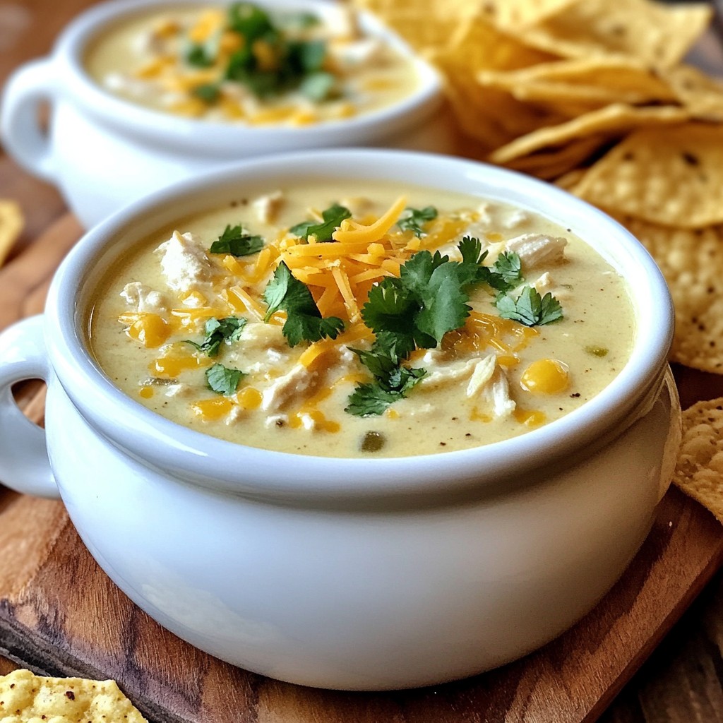 Creamy White Chicken Chili Flavorful Comfort Dish