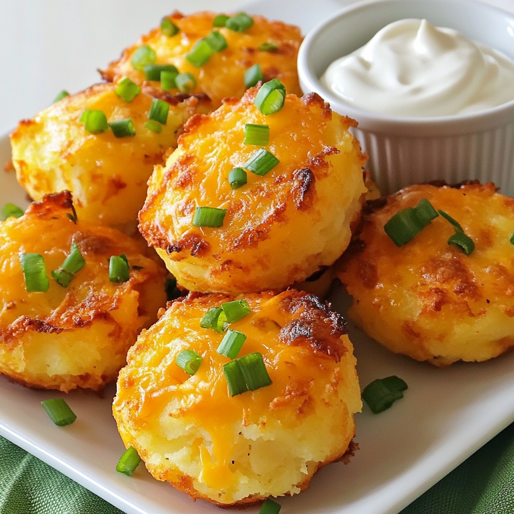 Cheesy Mashed Potato Puffs Crispy and Flavorful Snack