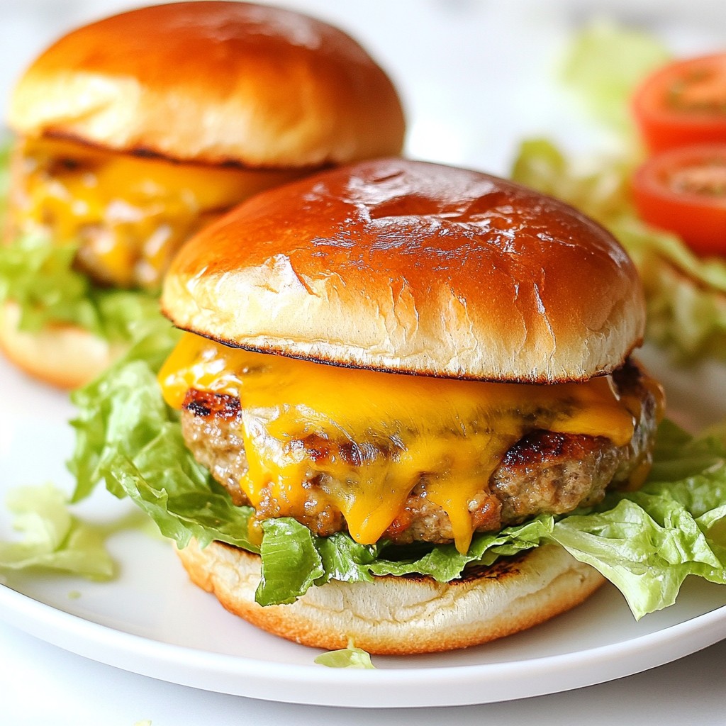 Ground Chicken Smash Burgers Flavorful and Simple Meal
