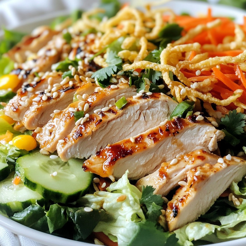 Asian Chicken Crunch Salad Flavorful and Fresh Dish