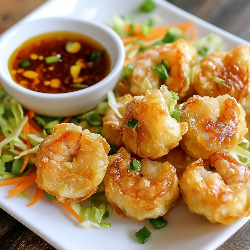 Crispy Wonton Wrapped Shrimp Irresistible Delight