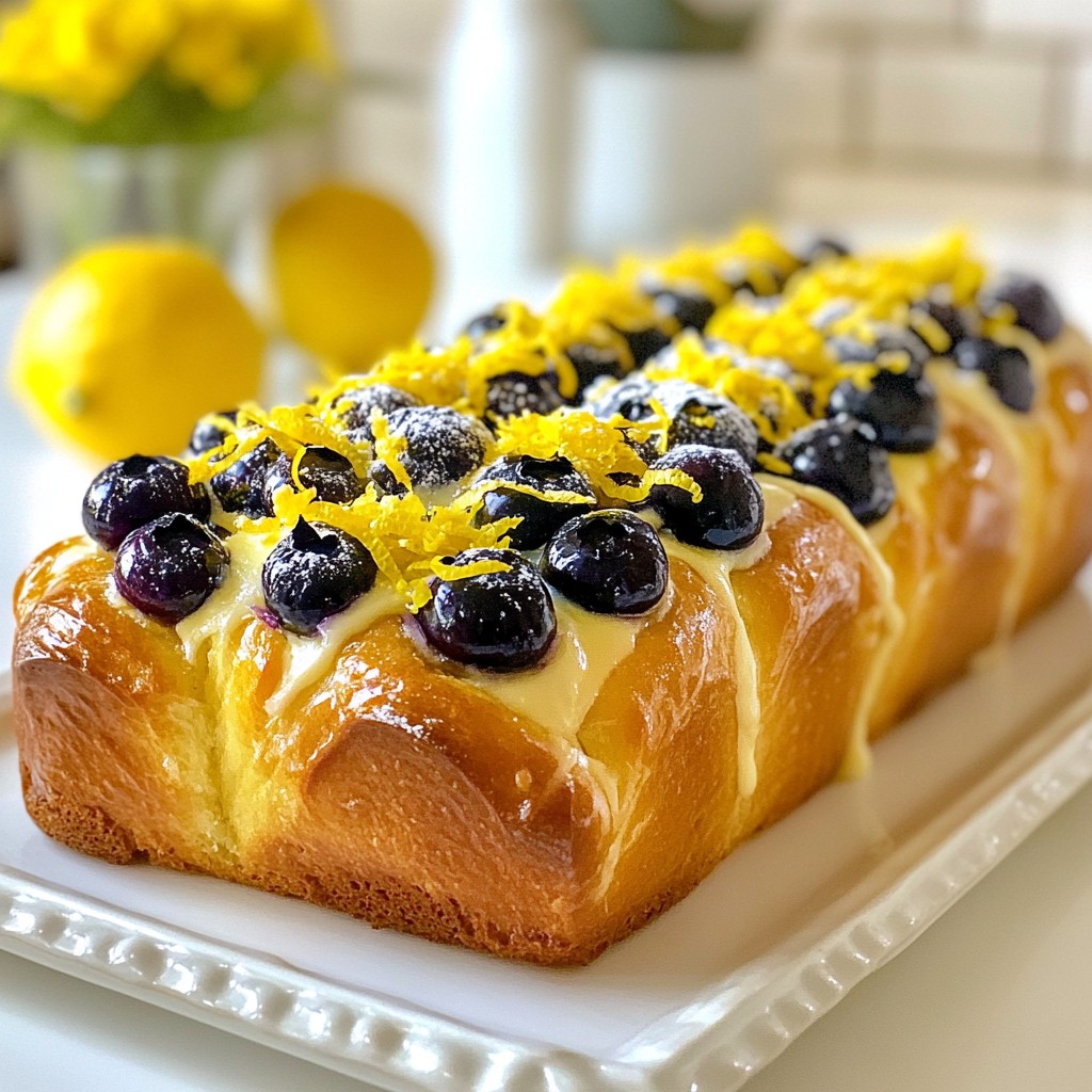 Blueberry Lemon Cream Cheese Sourdough Recipe Delight