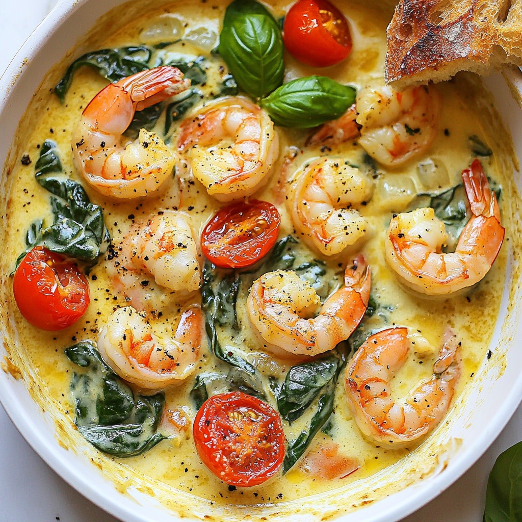 Creamy Tuscan Shrimp Skillet Delightful Dinner Recipe