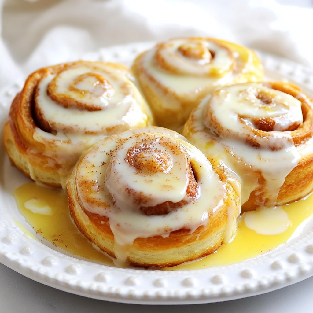 Tres Leches Cinnamon Rolls Perfectly Rich Treat