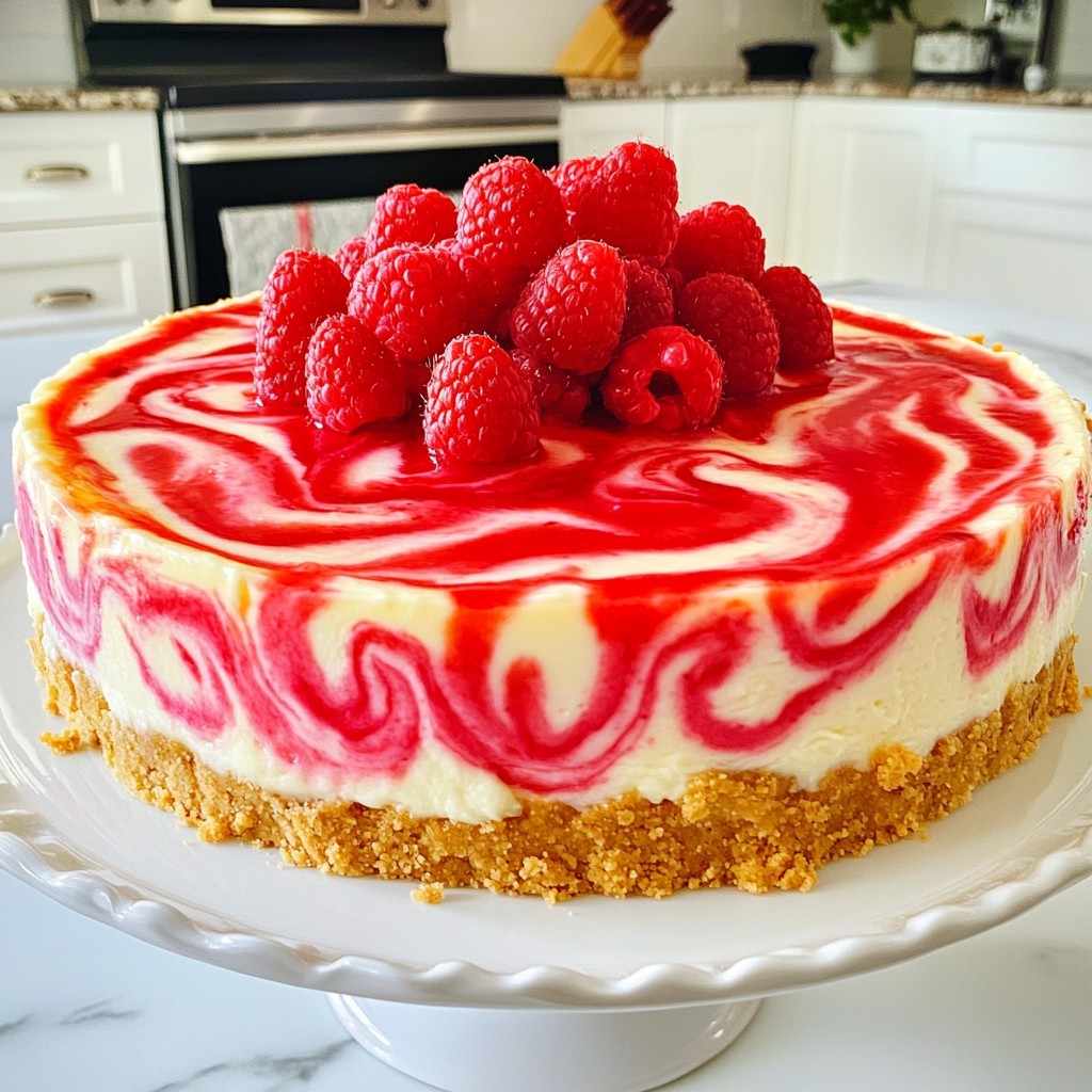 Raspberry Swirl Cheesecake Irresistible Dessert Recipe