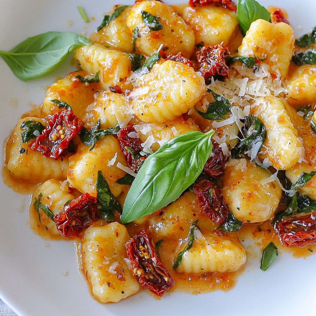 Creamy Sun-Dried Tomato Gnocchi Simple and Tasty Dish