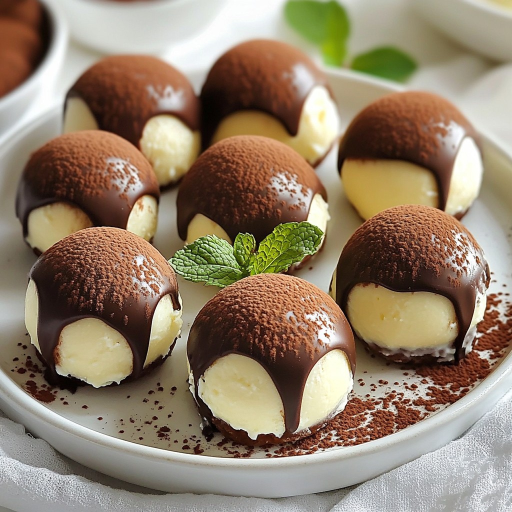 No-Bake Baileys Cheesecake Balls Delightful Treat
