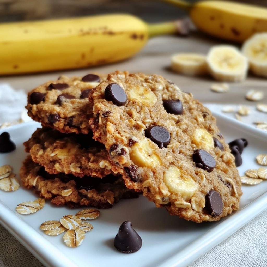 Ingredient Banana Oat Cookies Soft and Tasty Treat