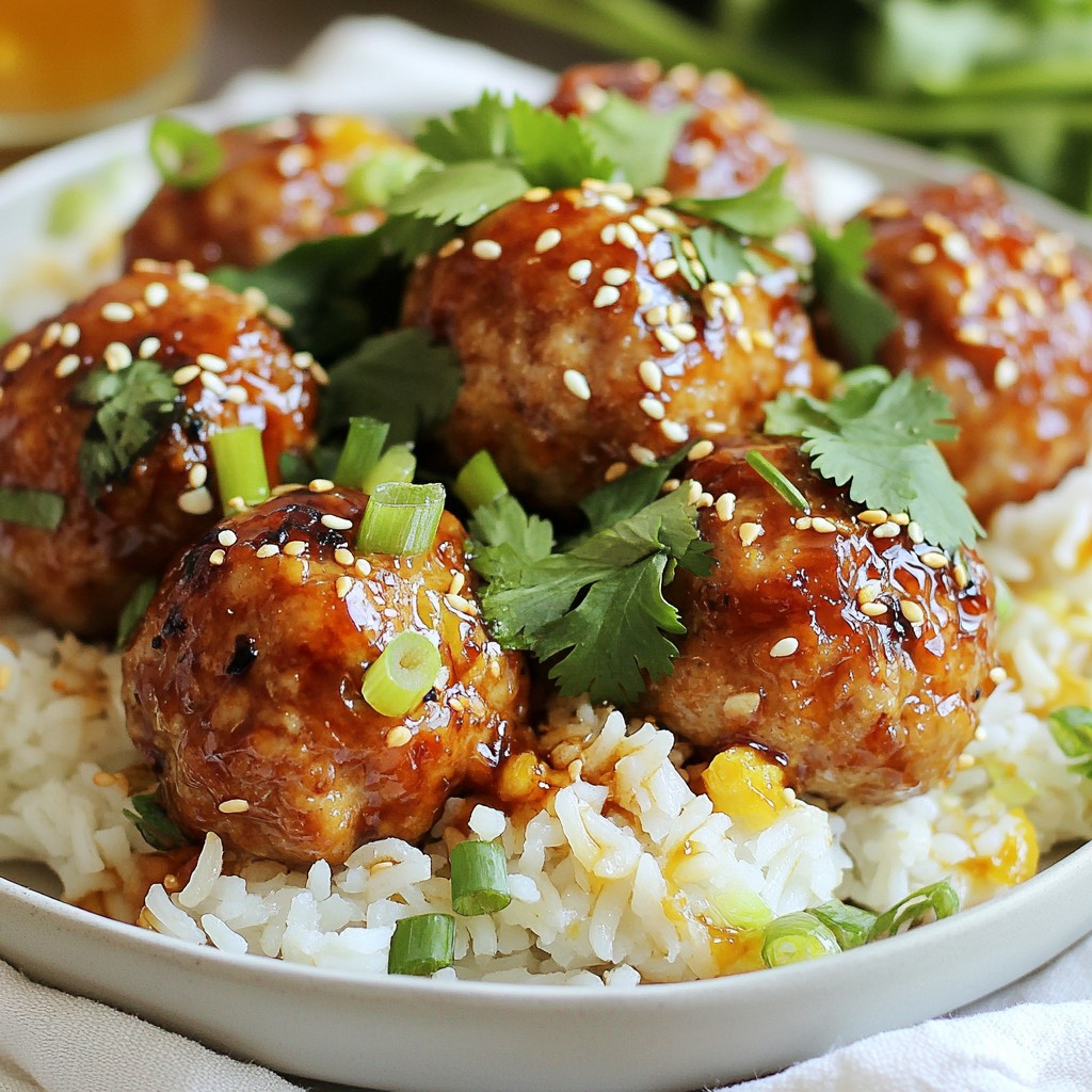 Teriyaki Turkey Meatballs Simple and Flavorful Recipe