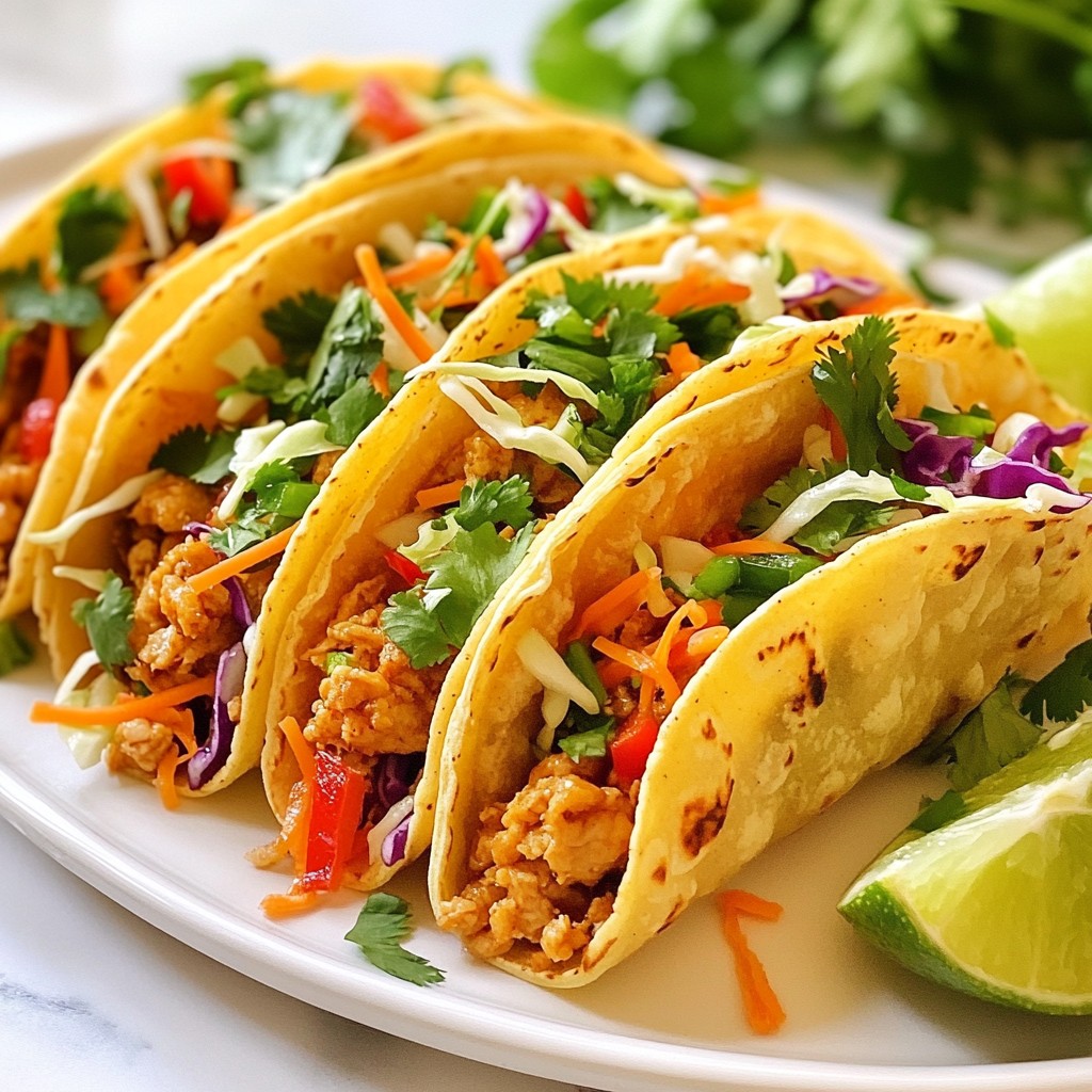 Crispy Chicken Wonton Tacos Delightful and Easy Meal