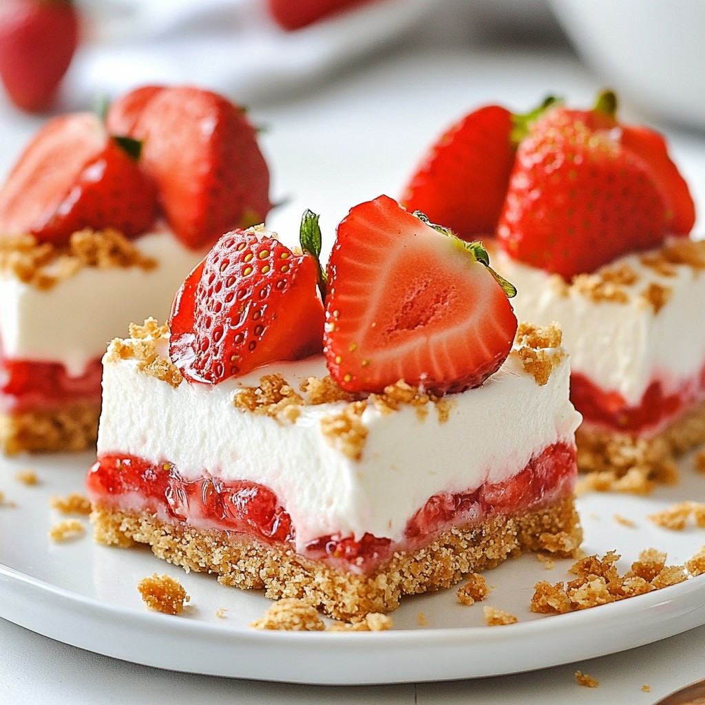 Strawberry Crunch Cheesecake Chunks Delightful Treat