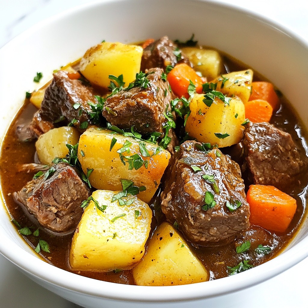 Instant Pot Beef Stew Savory and Hearty Meal