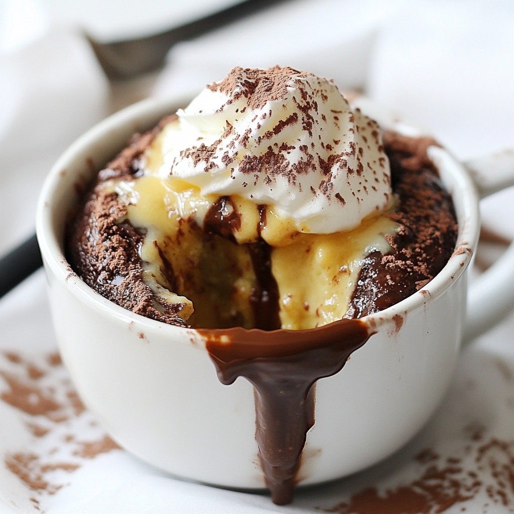 Nutella Mug Cake Quick and Easy Chocolate Delight