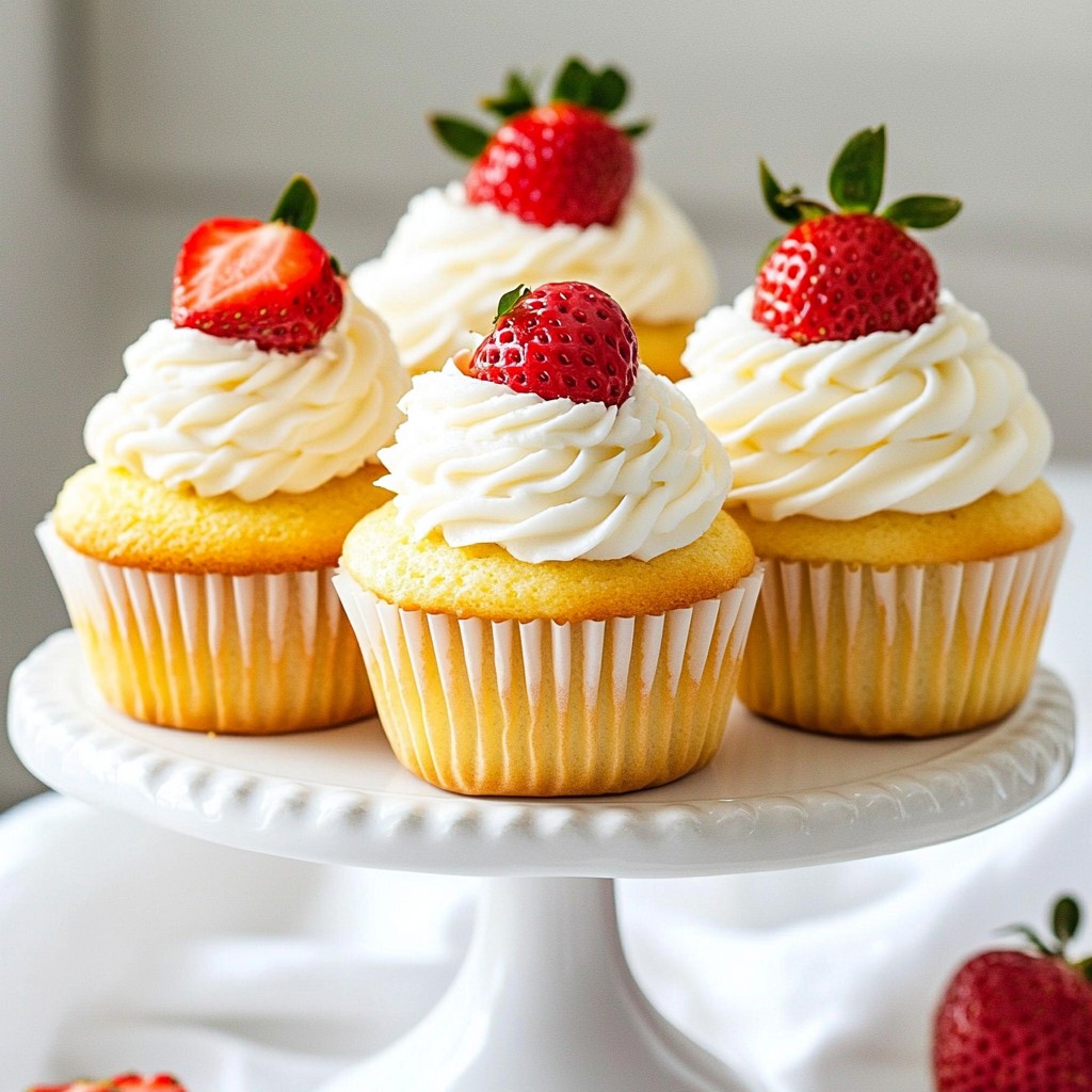 Strawberry Shortcake Cupcakes Delightful and Simple Treat