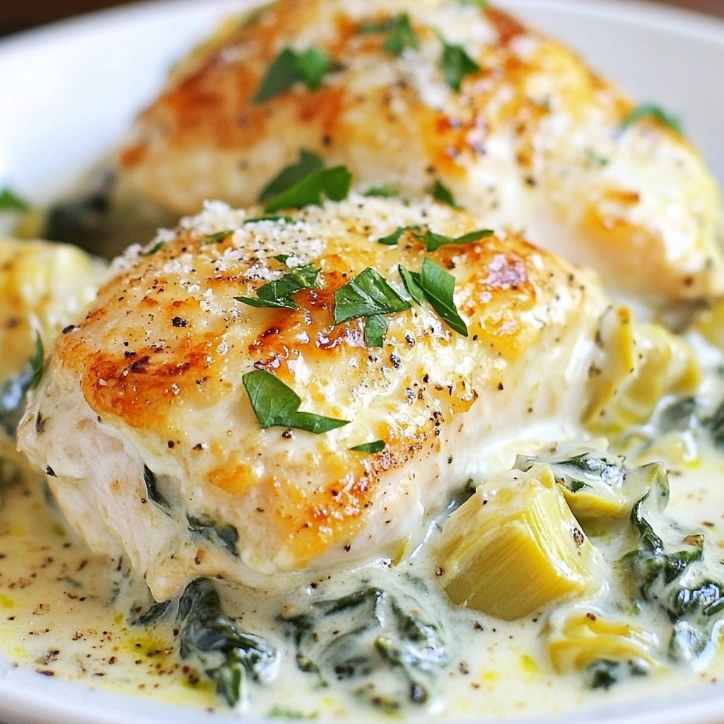 Spinach Artichoke Chicken Skillet Flavorful One-Pan Meal