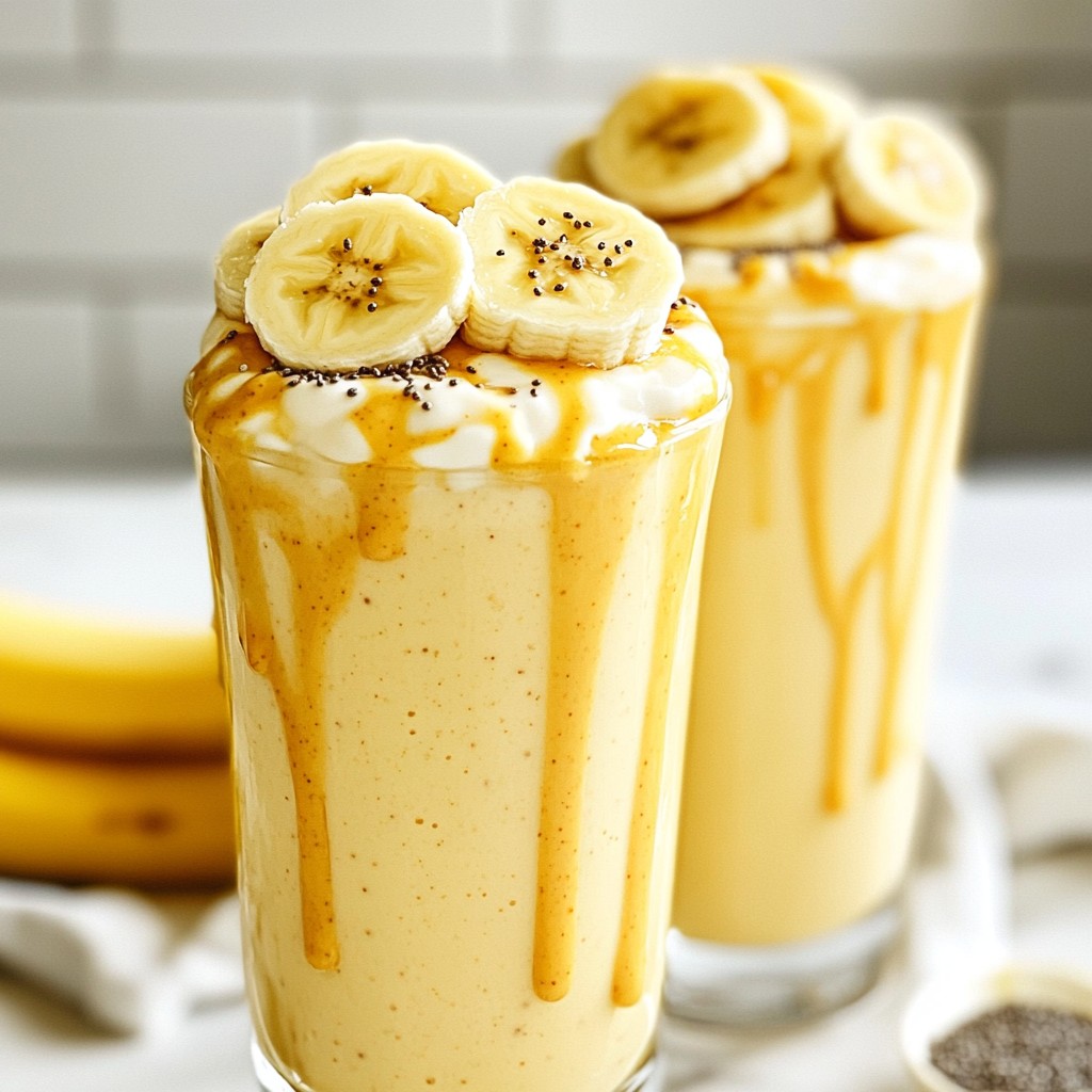 Peanut Butter Banana Smoothie Simple Energy Boost