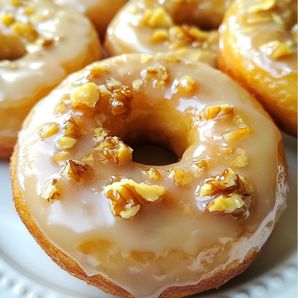 Maple Glazed Carrot Cake Donuts Easy and Delicious Treat