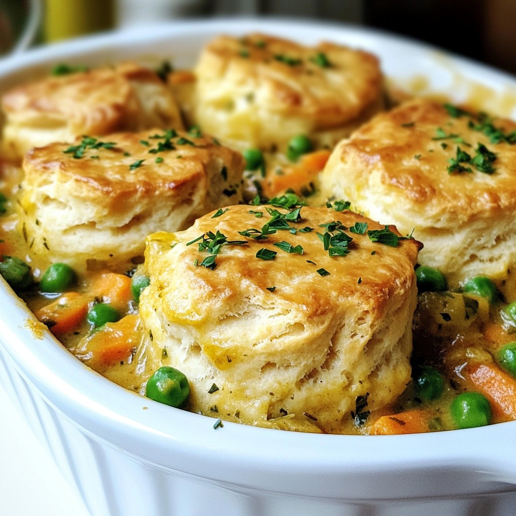 Savory Shrimp Lobster Biscuit Pot Pie Recipe
